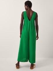 Monsoon Green Hanna Embellished Sleeveless Jumpsuit - Image 2 of 5