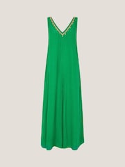 Monsoon Green Hanna Embellished Sleeveless Jumpsuit - Image 5 of 5