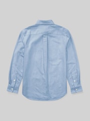 Polo Ralph Lauren Blue Oxford Logo Shirt - Image 6 of 7