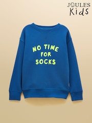 Neon azul - Moletom infantil Joules com gola redonda e slogan "Sundaze" - Imagem 6 de 6