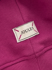Joules Kids' Sundaze Purple Slogan Crew Neck Sweatshirt - Image 4 of 5