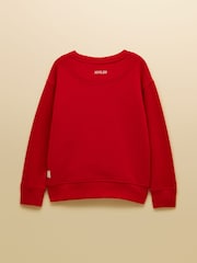Rojo - Suéter de cuello redondo con lema Sundaze de Joules Kids - Imagen 2 de 4