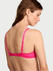 Victoria's Secret Enchanted Pink Unlined Sheer Stripe Bra - Image 2 of 3