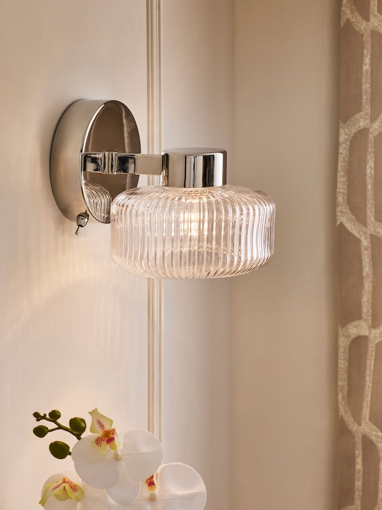 Polished Nickel Lexington Wireless 1 Light Wall Light - Image 1 of 8