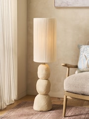 Ivory Pebble Floor Lamp - Image 1 of 5