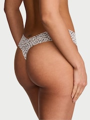 Victoria's Secret Coconut White Dot Thong Knickers - Image 2 of 2