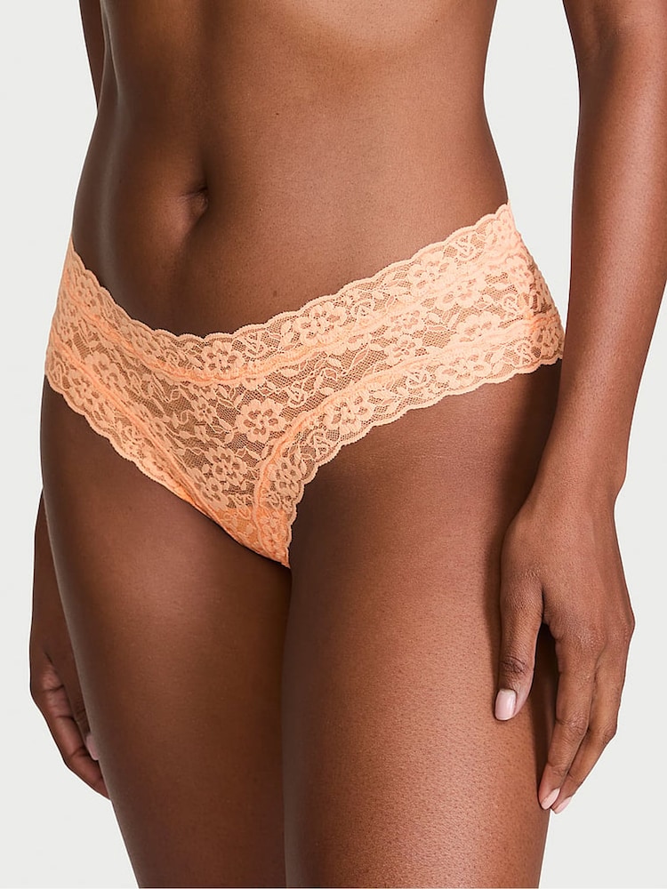 Victoria's Secret Sunlit Apricot Orange Cheeky Knickers - Image 1 of 2
