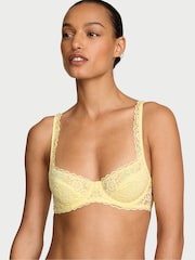 Victoria's Secret Lemonade Yellow Unlined Balcony Lace Bra - Image 1 of 3