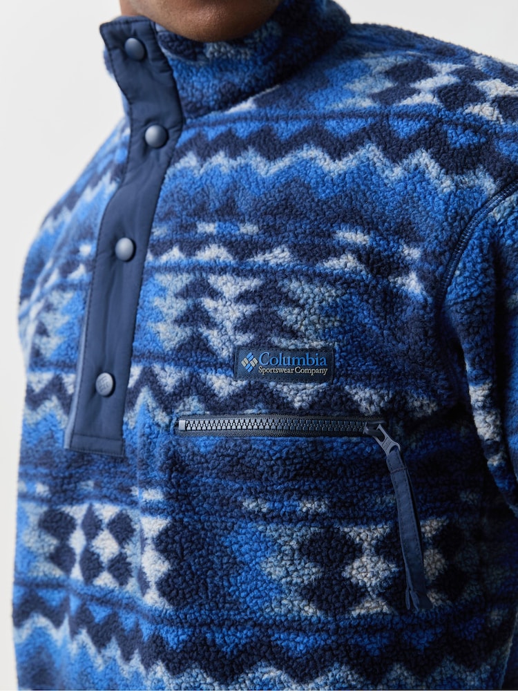 Columbia Blue Helvetia™ II Printed Half Snap Fleece - Image 4 of 4