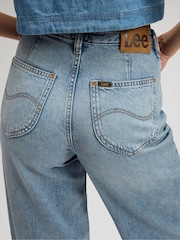 Lee Navy Blue Stella Wide Leg Jeans - Image 7 of 8