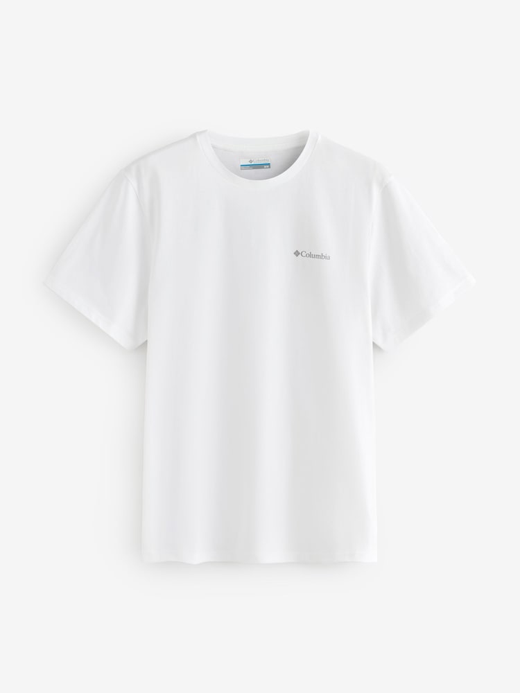 Columbia White CSC™ Basic T-Shirt - Image 5 of 5 Columbia White CSC™ Basic T-Shirt - Image 5 of 5