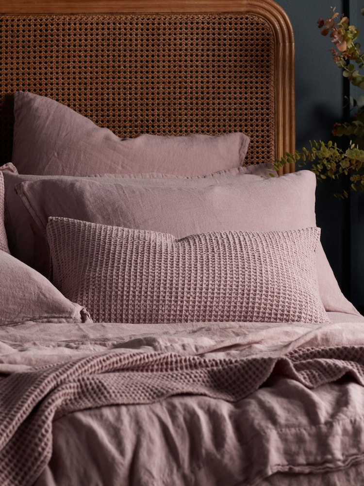 Secret Linen Store Vintage Rose 100% Linen Pillowcase - Image 6 of 6 Secret Linen Store Vintage Rose 100% Linen Pillowcase - Image 6 of 6