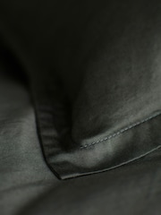 Secret Linen Store Olive Green Supersoft Pillowcase - Image 2 of 3