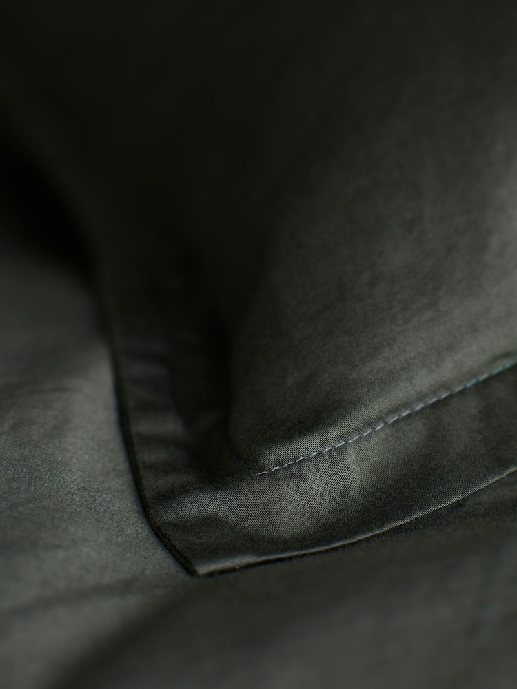 Secret Linen Store Olive Green Supersoft Pillowcase - Image 2 of 3 Secret Linen Store Olive Green Supersoft Pillowcase - Image 2 of 3