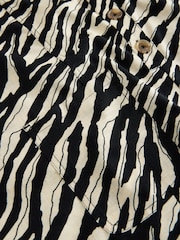 Animal Print Cotton Rich Romper Playsuit - Image 3 of 3