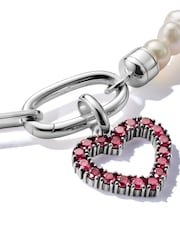 Thomas Sabo Red Charm Connect Heart With Red Stones Pendant - Image 2 of 4
