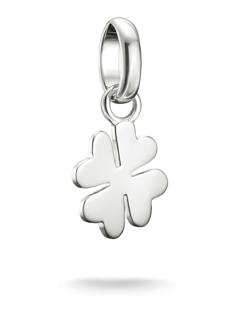 Thomas Sabo Silver Plated Charm Connect Lucky Clover Pendant - Image 2 of 3