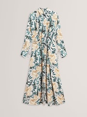 Ted Baker RHAEE - Midi Skjortklänning med tryck och Slipsdetalj - Bild 6 av 7