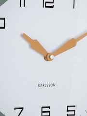 Karlsson Jungle Green Modern Factory Octagon Wall Clock - Image 4 of 4