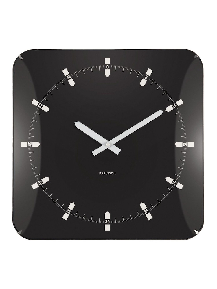 Present Time Black Sucinto Dome Wall Clock - Image 2 of 4 Present Time Black Sucinto Dome Wall Clock - Image 2 of 4