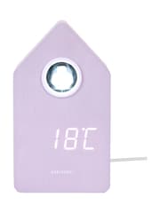 Present Time Soft Purple Cuckoo LED Alarm Clock - Image 2 of 3