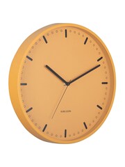 Present Time Mango Yellow Cool Retro Wall Clock - Image 3 of 4