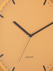 Present Time Mango Yellow Cool Retro Wall Clock - Image 4 of 4
