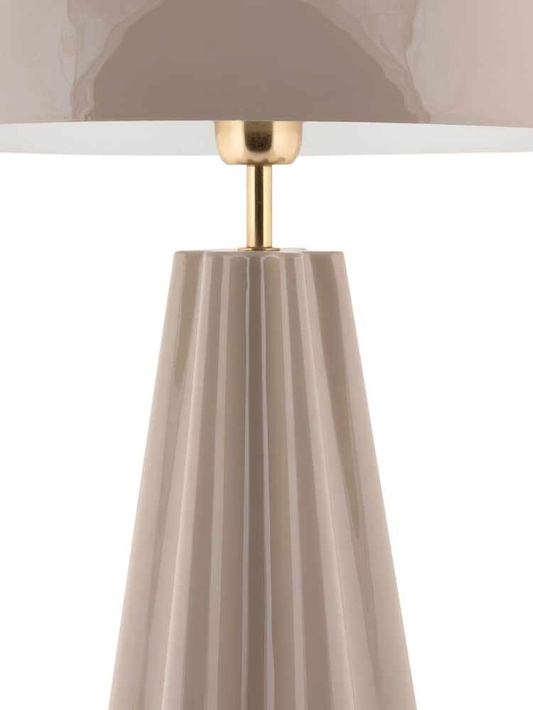 Present Time Warm Grey Amplio XL Table Lamp - Image 3 of 3 Present Time Warm Grey Amplio XL Table Lamp - Image 3 of 3