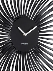 Present Time Black Polo Wall Clock - Image 4 of 4