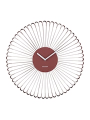 Present Time Red Cascara Wall Clock - Image 4 of 4