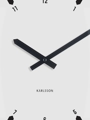 Karlsson White Realista Dome Wall Clock - Image 4 of 4