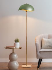 Leitmotiv Jungle Green Waved Floor Lamp - Image 1 of 3