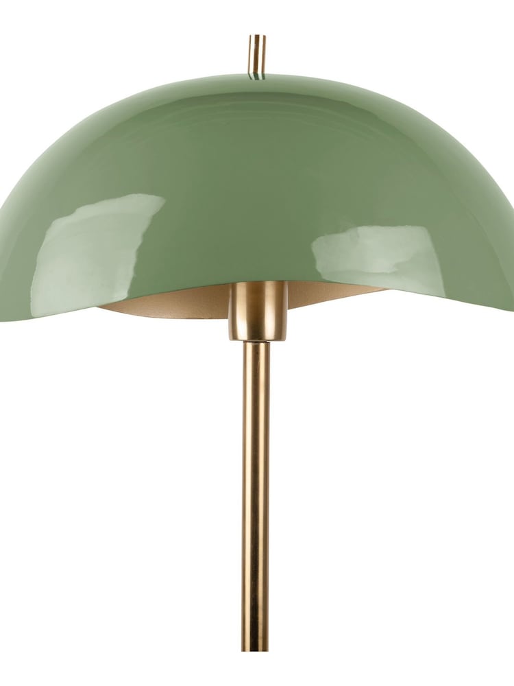 Present Time Jungle Green Waved Floor Lamp - Image 2 of 3 Present Time Jungle Green Waved Floor Lamp - Image 2 of 3