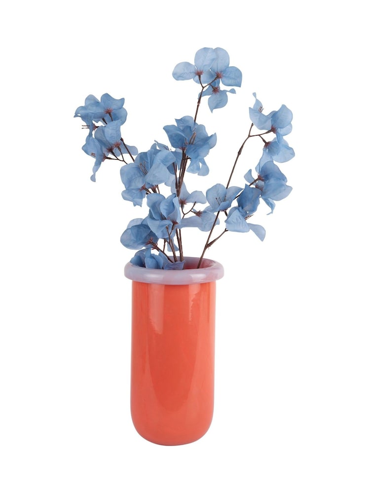Present Time Bright Orange M Plegado Vase - Image 2 of 3