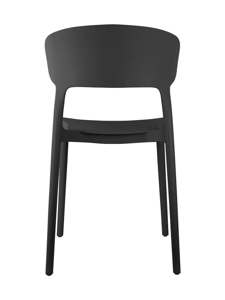 Present Time Black Fain Dining Chair - Image 5 of 5 Present Time Black Fain Dining Chair - Image 5 of 5