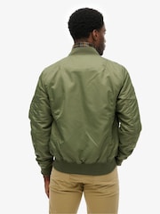 Superdry Green Merchant MA1 Bomber Jacket - Image 3 of 7