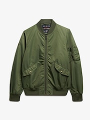 Superdry Green Merchant MA1 Bomber Jacket - Image 7 of 7