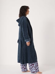 Hush Green Fluffy Hooded Dressing Gown - Image 2 of 5
