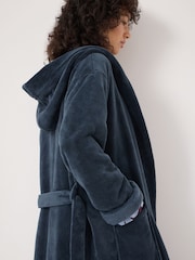Hush Green Fluffy Hooded Dressing Gown - Image 4 of 5