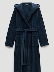Hush Green Fluffy Hooded Dressing Gown - Image 5 of 5