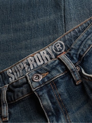 Superdry Blue Vintage Skinny Jeans - Image 8 of 8