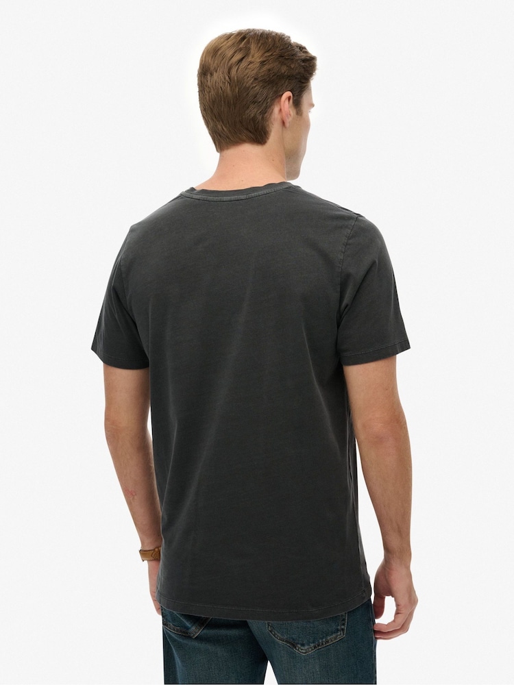 Superdry Black Classic Essential Pocket T-Shirt - Image 2 of 6