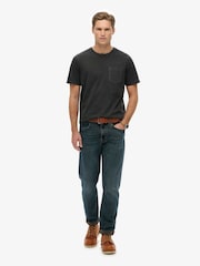 Superdry Black Classic Essential Pocket T-Shirt - Image 3 of 6