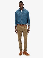 Superdry Brown Utility Chino Trousers - Image 4 of 8