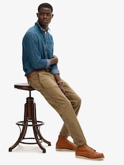 Superdry Brown Utility Chino Trousers - Image 6 of 8
