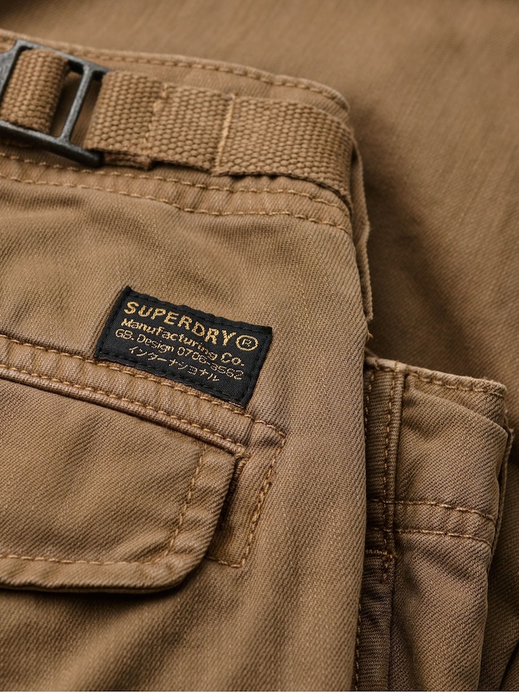 Superdry Brown Utility Chino Trousers - Image 8 of 8