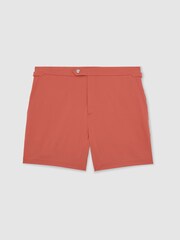Reiss Dusty Orange Sun Side-Adjuster Swim Shorts - Image 2 of 6