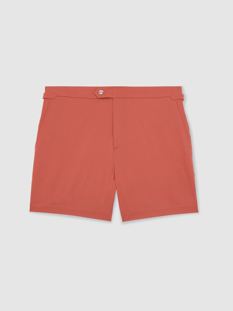 Reiss Dusty Orange Sun Side-Adjuster Swim Shorts - Image 2 of 6
