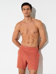 Reiss Dusty Orange Sun Side-Adjuster Swim Shorts - Image 4 of 6