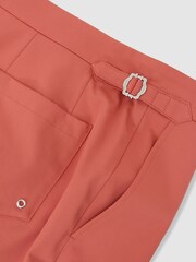 Reiss Dusty Orange Sun Side-Adjuster Swim Shorts - Image 6 of 6